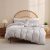 Bedsure White Duvet Cover Queen Size – 3 Pieces Prewashed Extra Soft Bedding Set, Includes 1 Duvet Cover 90×90 Inches with Zipper Closure & 2 Pillow Shams, Comforter Not Included. – JSD