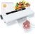 Nesco Deluxe Food VS-12 Vacuum Sealer, 130 Watts, Kit Bags & Viewing Lid, Compact, Silver. – GJX